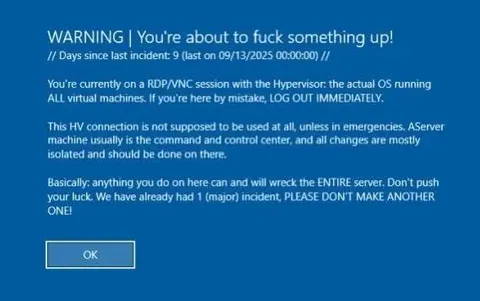 You're About to Fuck Something Up