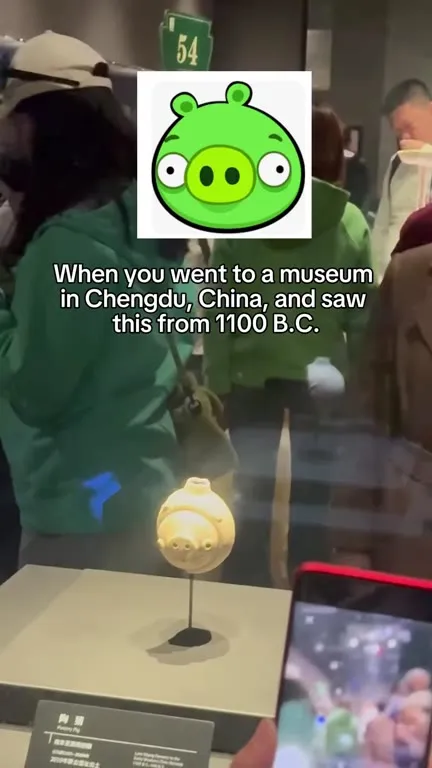Ancient Pig Pottery Museum Surprise