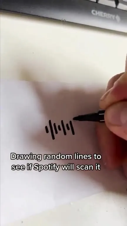 Drawing Random Lines to Rickroll Spotify