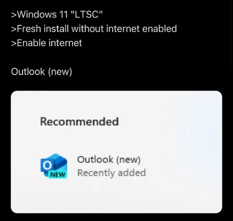 Windows 11 Installs Outlook Anyway