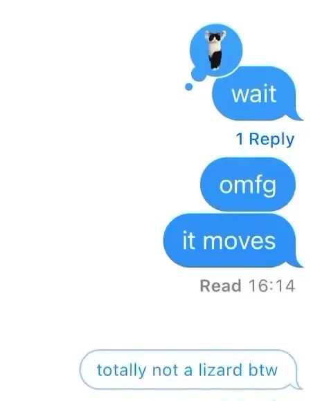 Totally Not a Lizard Moving