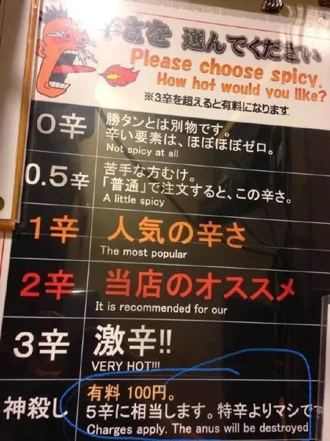 辛さを選んでお尻が破壊