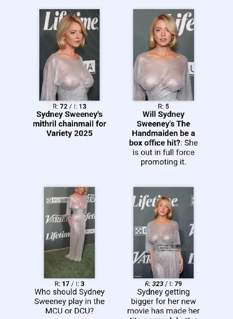 Sydney Sweeney Red Carpet Reactions