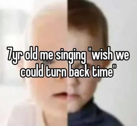 Seven-Year-Old Me Singing Dramatically