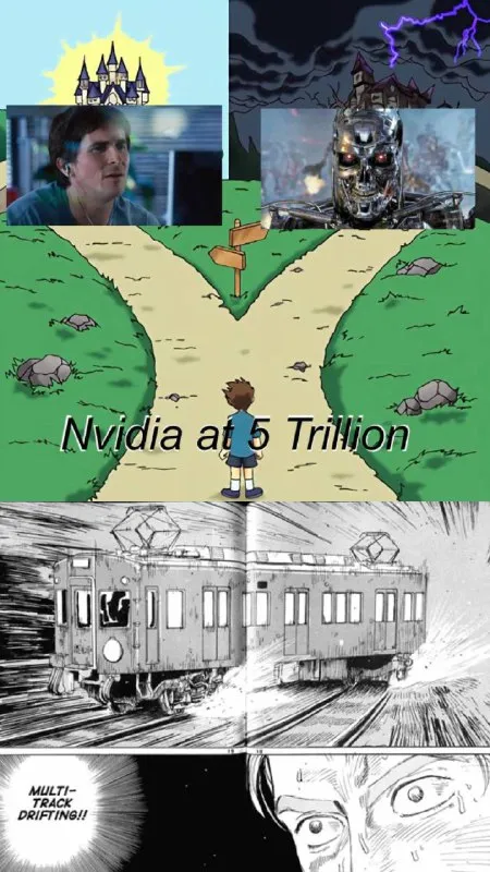 Nvidia at 5 Trillion Multi-Track Drift