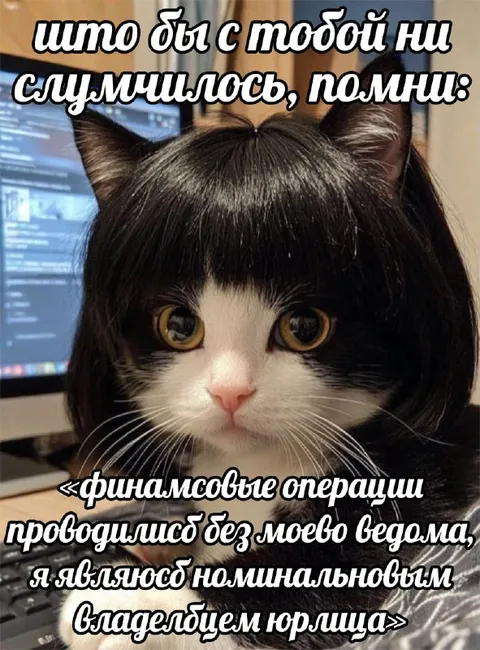 Кот-номинальный владелец юрлица