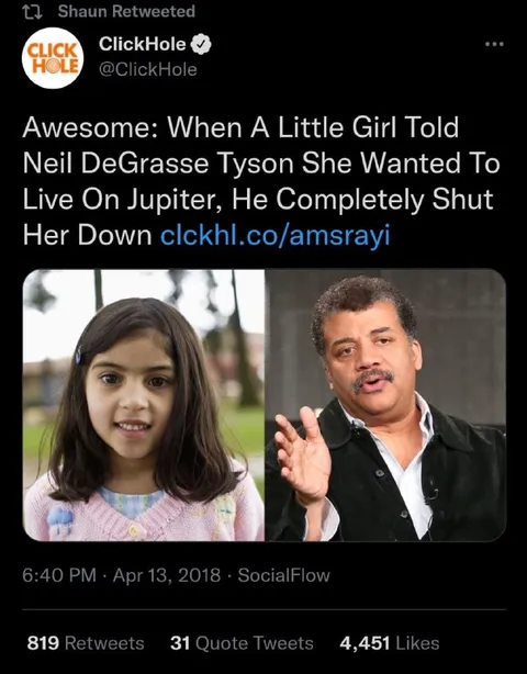 Neil deGrasse Tyson Shuts Down Jupiter