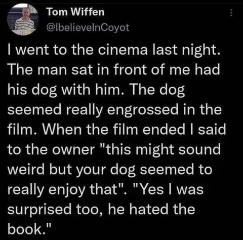Dog Hated the Book