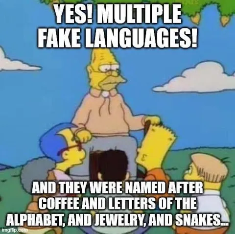Yes Multiple Fake Languages