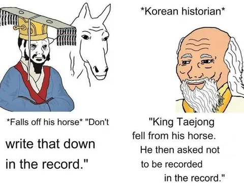 Korean Historian Records the Fall