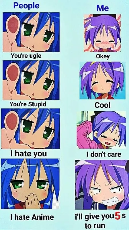 People Insult Me Anime