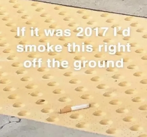 2017 Cigarette on the Ground