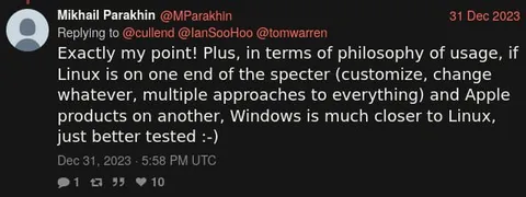 Linux Is Just Better Tested