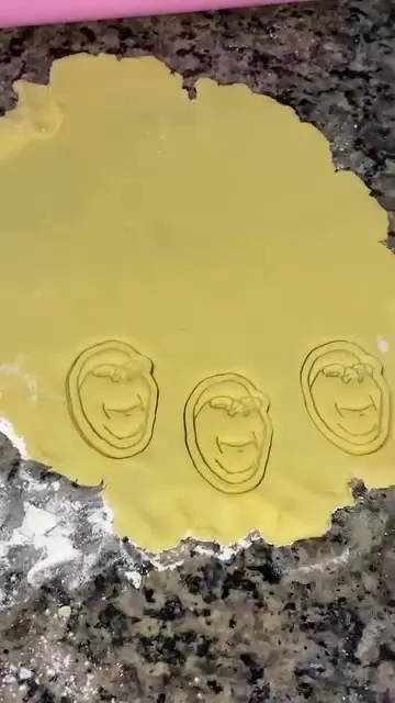 Pasta Portrait Cookies