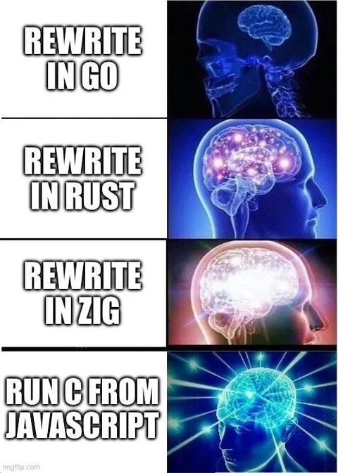 Run C From JavaScript Brain