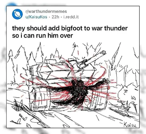Bigfoot Added to War Thunder