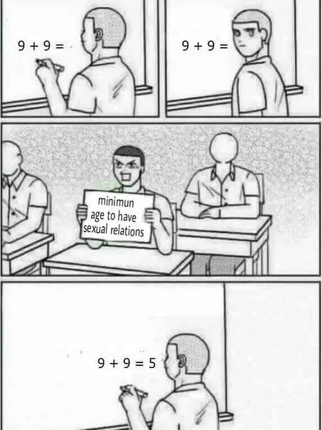 Minimum Age Arithmetic Joke