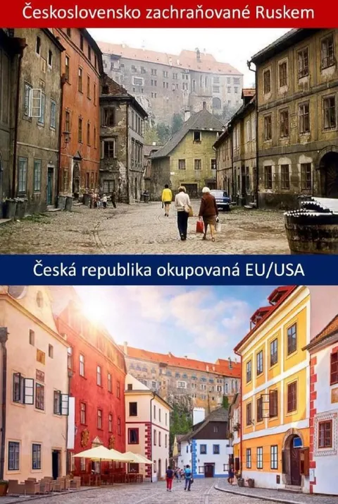 Československo zachraňované Ruskem