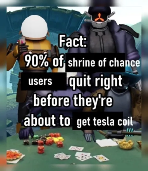 Shrine of Chance Tesla Coil