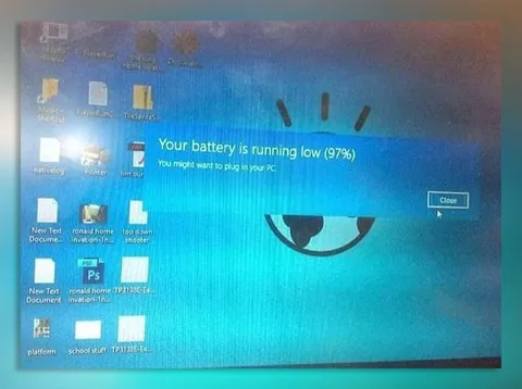 Battery Low at 97%