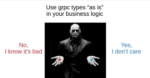 Use gRPC Types As Is