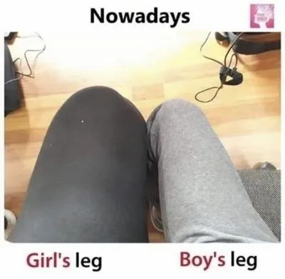 Girl's Leg vs Boy's Leg