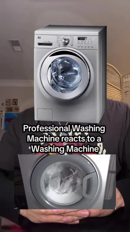 Washing Machine Reacts to Washing Machine