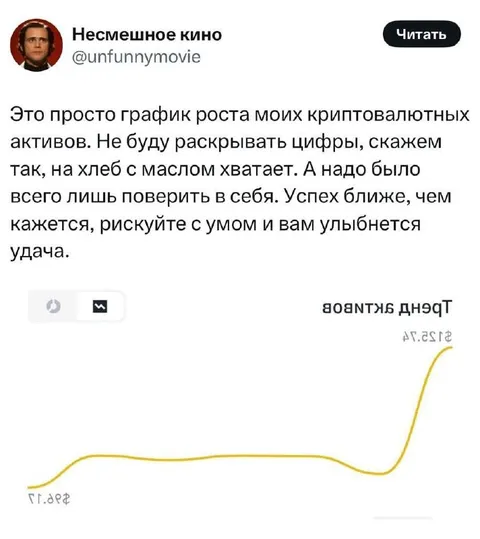 График роста криптовалюты