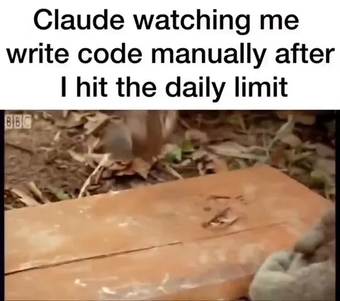 Claude Watches Me Code Manually