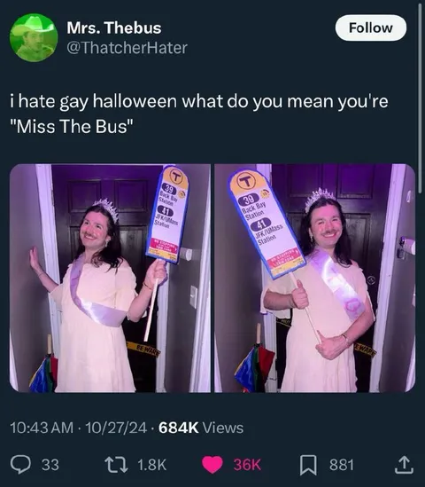 Miss The Bus Halloween Costume