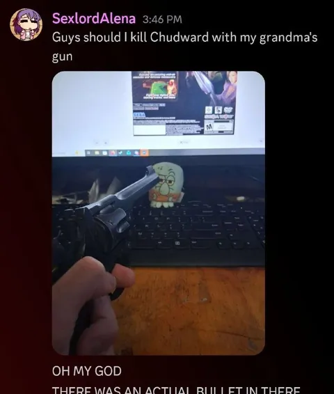 Grandma's Gun Has a Bullet