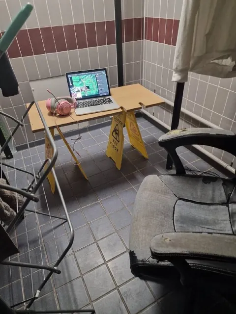 Workstation in the Bathroom