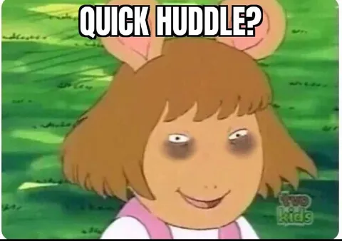 Quick Huddle Creepy Smile