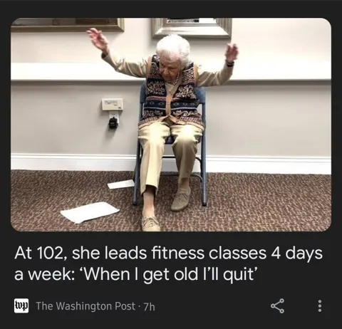 102-Year-Old Fitness Instructor