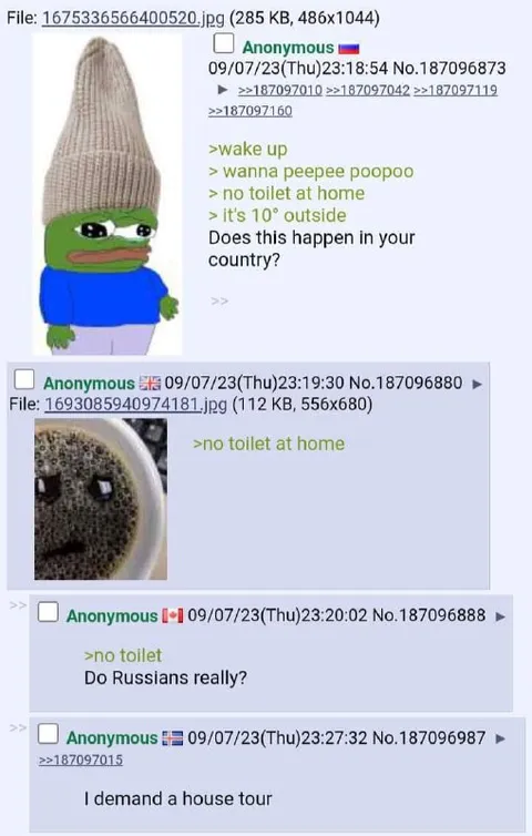No Toilet at Home