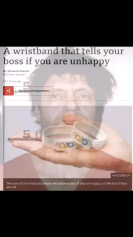 Wristband Tells Your Boss