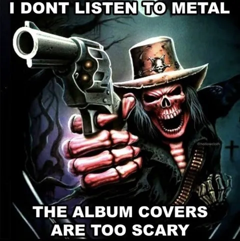 Metal Album Covers Are Too Scary