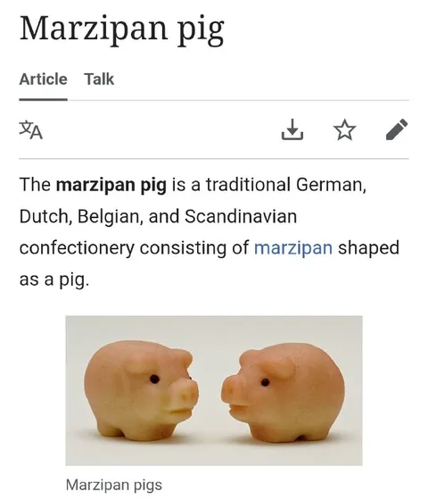 Marzipan Pigs Face Off