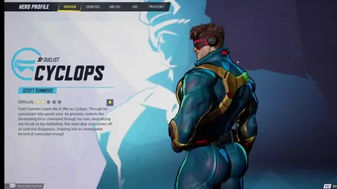Cyclops Hero Profile Spin