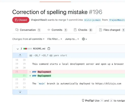 Correction of Spelling Mistake