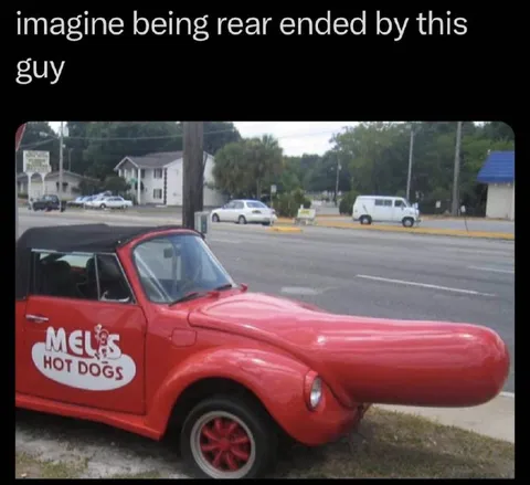 Imagine Being Rear Ended by This Guy