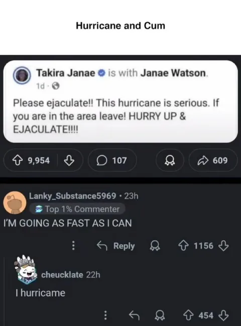 Hurricane and Cum