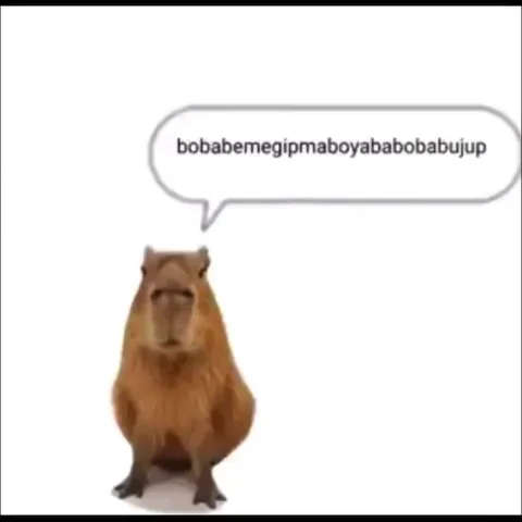 Капибара говорит на своём языке