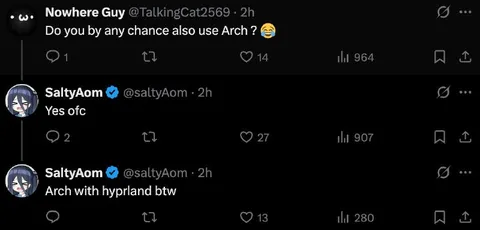 Arch With Hyprland, By The Way