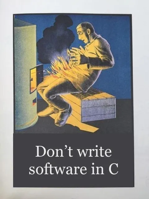 Don't Write Software in C