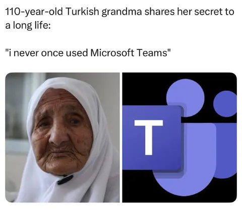Grandma Avoids Microsoft Teams