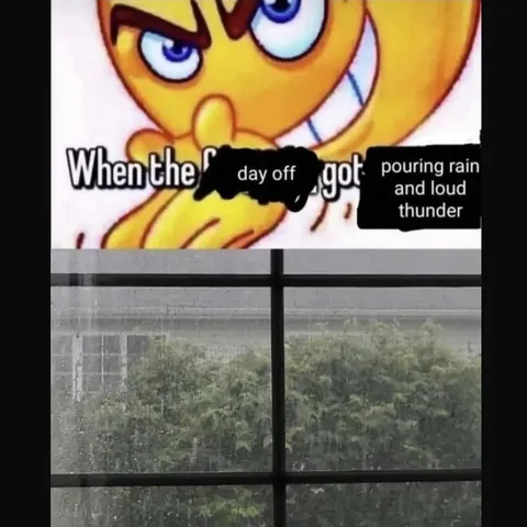 Day Off in Pouring Rain