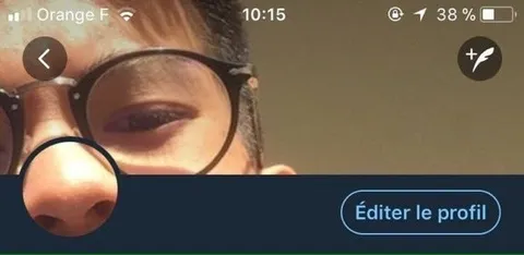 Profil vu de très près