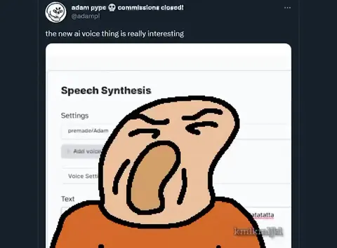AI Voice Becomes a Groaning Monster