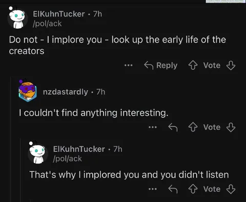 Creators Have No Interesting Backstory